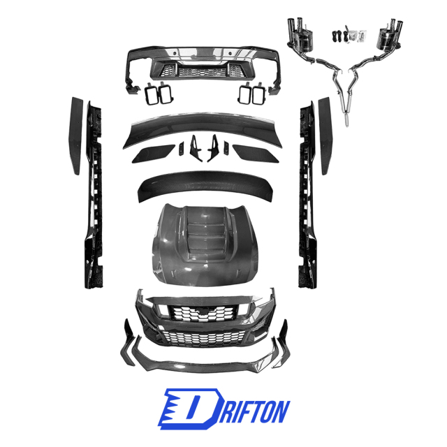 Dark Horse SC Style Carbon Fiber Body Kits with Hood For Ford Mustang Gen7 S650 2024-On