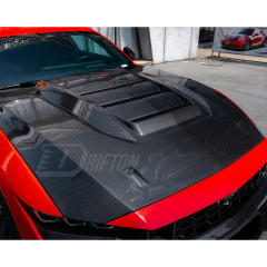 Dark Horse SC Style Carbon Fiber Body Kits with Hood For Ford Mustang Gen7 S650 2024-On