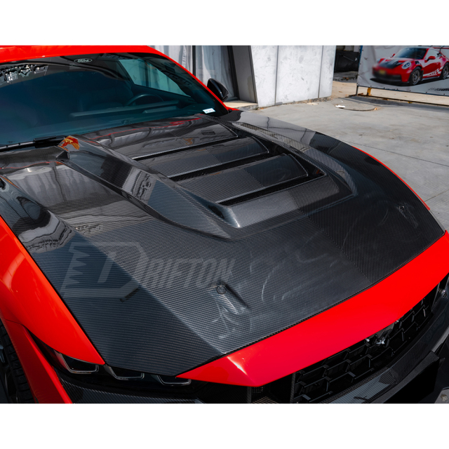 Dark Horse SC Style Carbon Fiber Body Kits with Hood For Ford Mustang Gen7 S650 2024-On