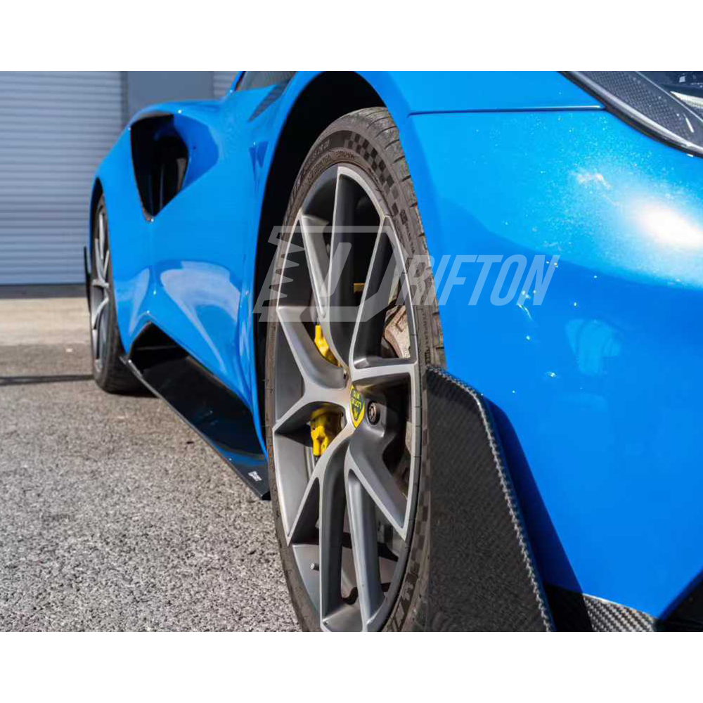 CMST Style Dry Carbon Fiber Side Skirts For Lotus Emira