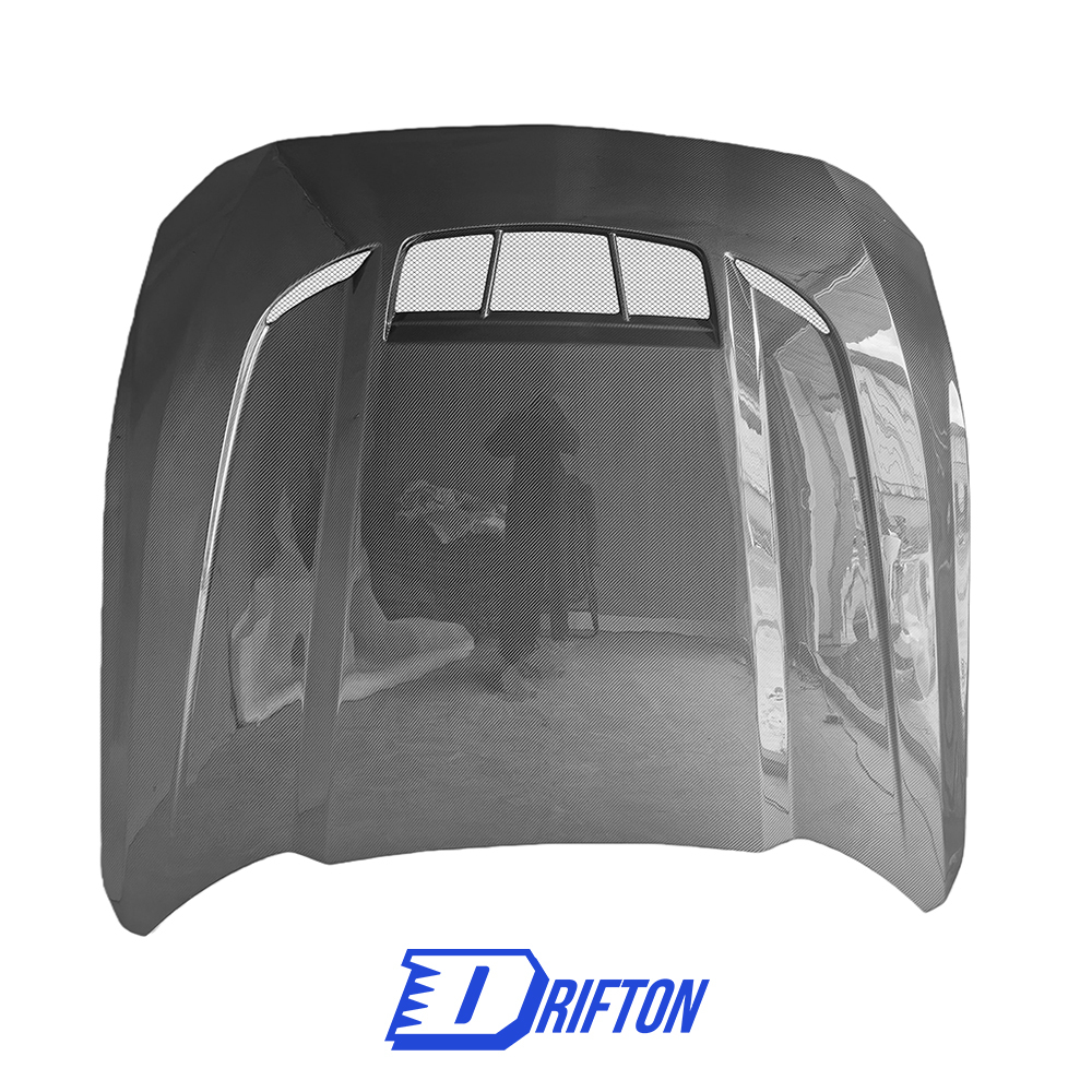 LM Style Carbon Fiber Hood Bonnet For Ford Mustang Gen7 S650 2024-On