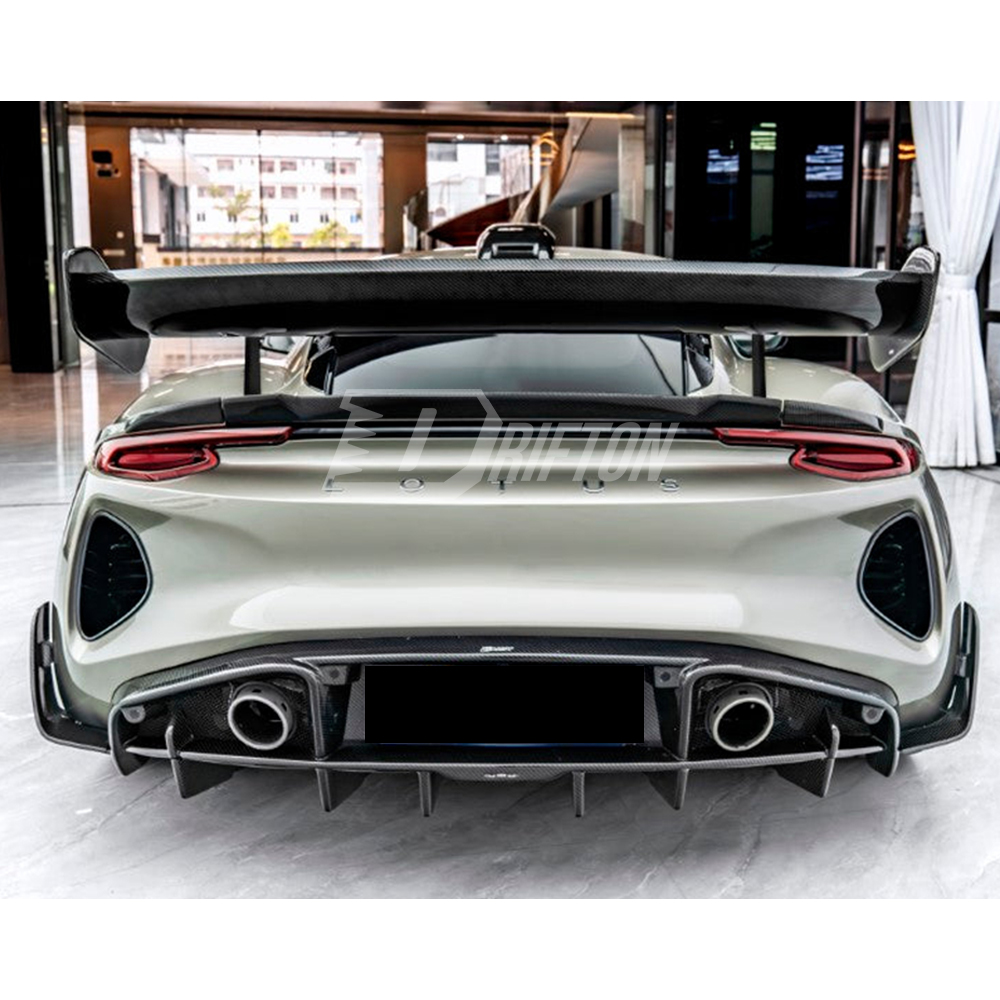 CMST Style Dry Carbon Fiber Rear Spoiler Wing For Lotus Emira