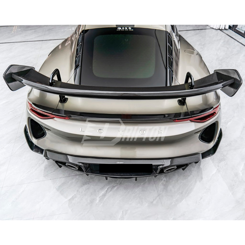 CMST Style Dry Carbon Fiber Rear Spoiler Wing For Lotus Emira