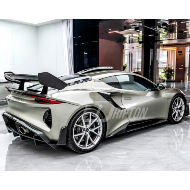 CMST Style Dry Carbon Fiber Rear Spoiler Wing For Lotus Emira