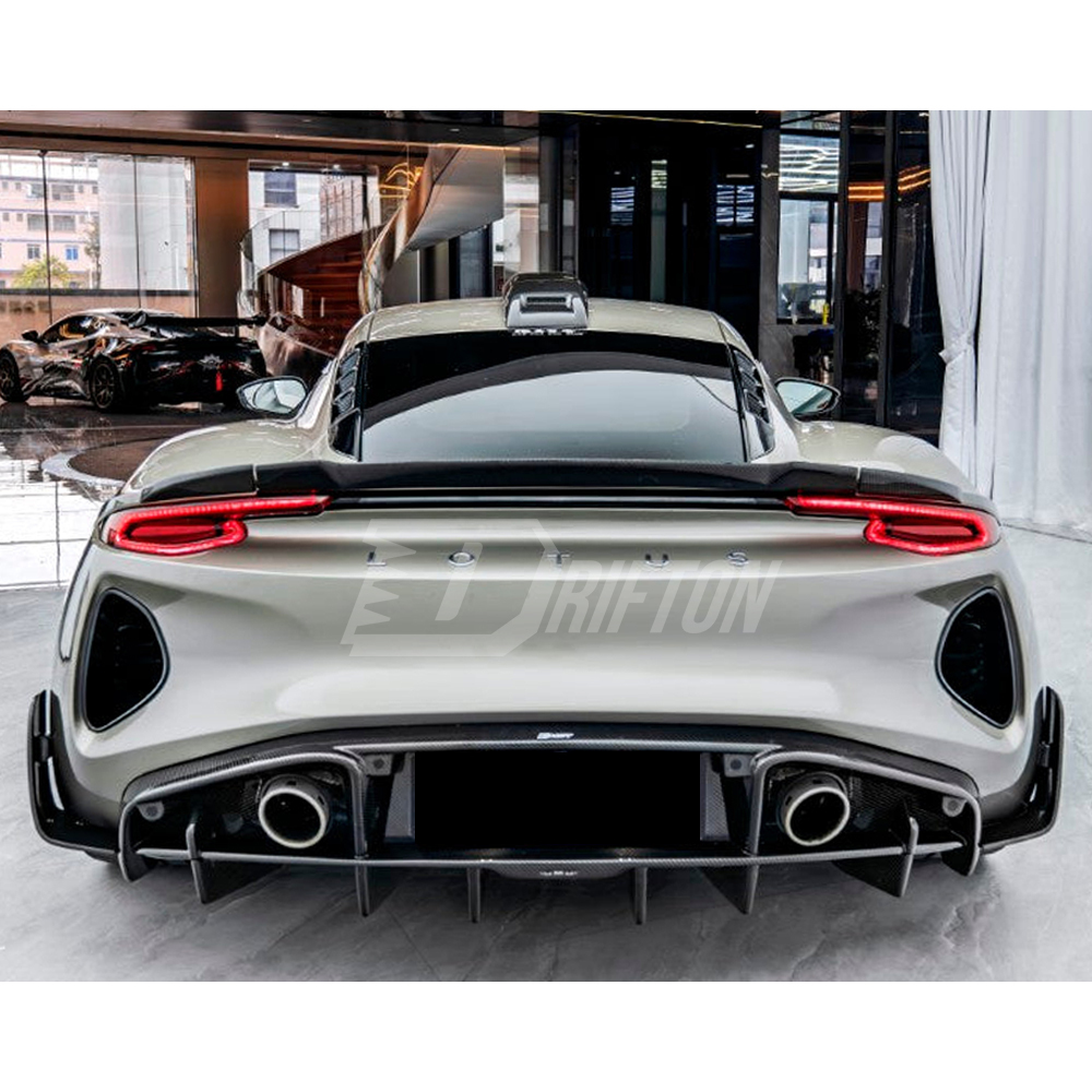 CMST Style Dry Carbon Fiber Trunk Spoiler For Lotus Emira