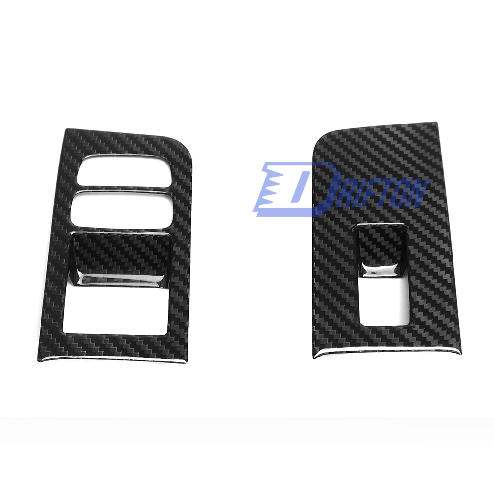 Dry Carbon Fiber Interiors Kits Window Lift Switch Panel Cover For Lotus Emira