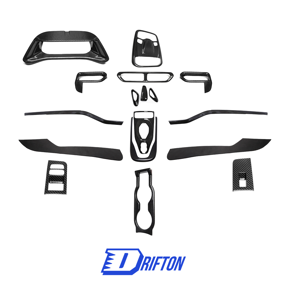 Dry Carbon Fiber Interiors Kits Cover Set For Lotus Emira