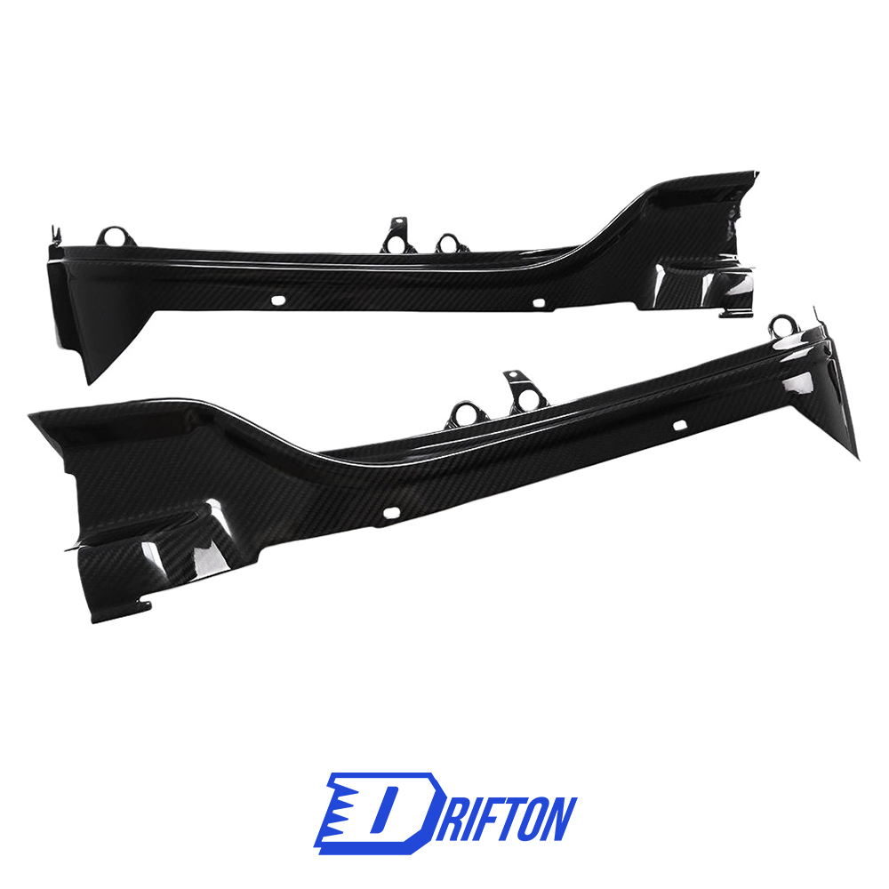 Dry Carbon Fiber Rear Engine Bay Side Cover Panels For Lotus Emira