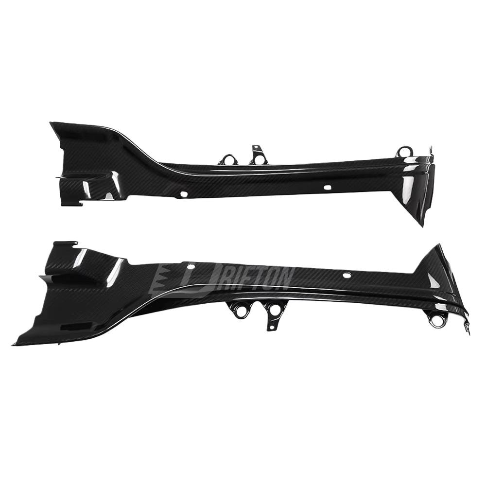 Dry Carbon Fiber Rear Engine Bay Side Cover Panels For Lotus Emira