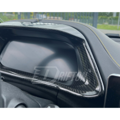Dry Carbon Fiber Interiors Kits Dashboard Cluster Cover For Lotus Emira