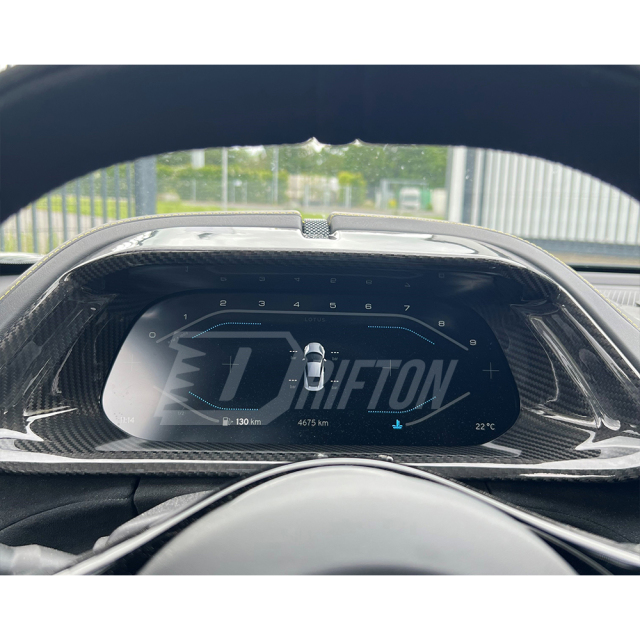Dry Carbon Fiber Interiors Kits Dashboard Cluster Cover For Lotus Emira