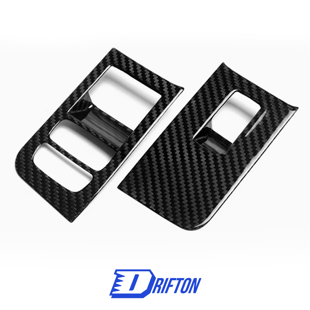 Dry Carbon Fiber Interiors Kits Window Lift Switch Panel Cover For Lotus Emira
