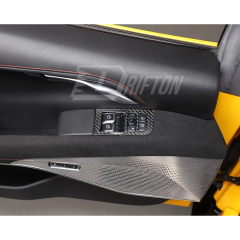 Dry Carbon Fiber Interiors Kits Window Lift Switch Panel Cover For Lotus Emira