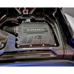 Dry Carbon Fiber Rear Engine Bay Side Cover Panels For Lotus Emira