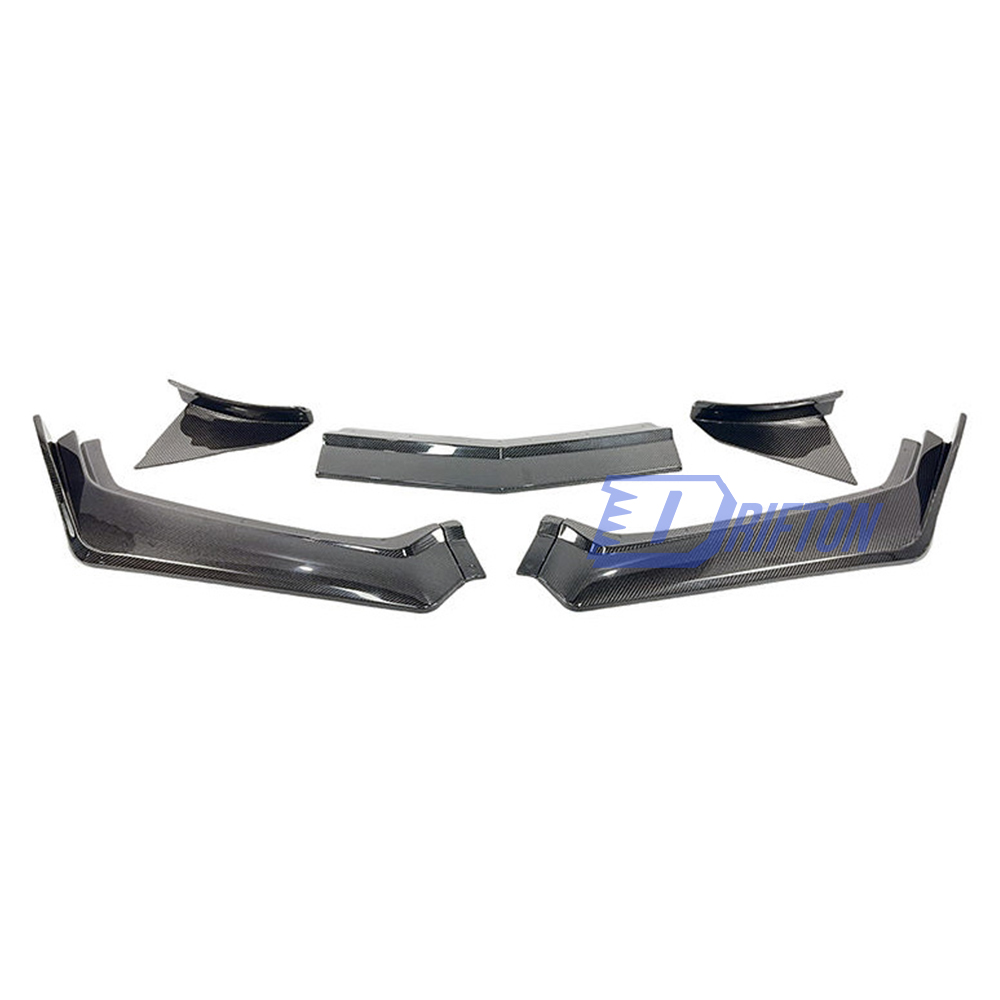 ZR1 ZTK Style Carbon Fiber Front Lip For Chevrolet Corvette C8 Stingray Z51 2020-2026