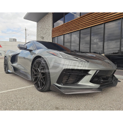 5VM Style Carbon Fiber Front Lip For Chevrolet Corvette C8 Stingray Z51 2020-2026