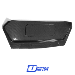 Carbon Fiber Rear License Plate Frame Panel Cover For Chevrolet Corvette C8 Stingray Z51 2020-2026