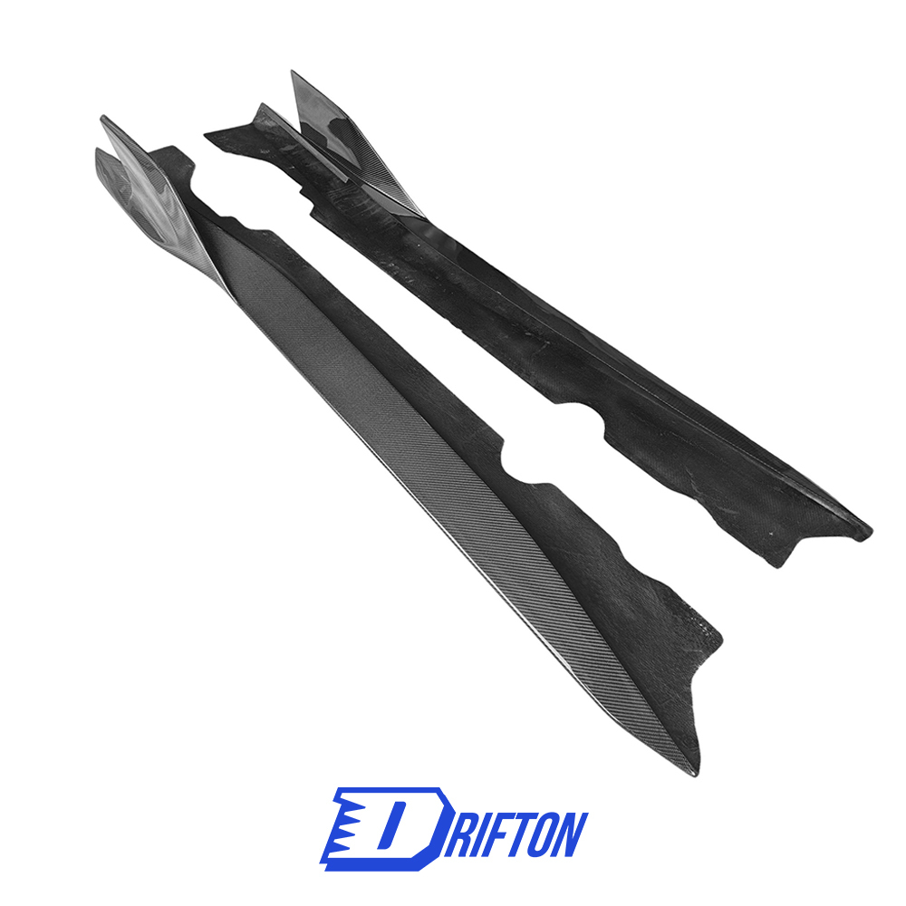 ADRO Style Carbon Fiber Side Skirt For Chevrolet Corvette C8 Stingray Z51 2020-2026