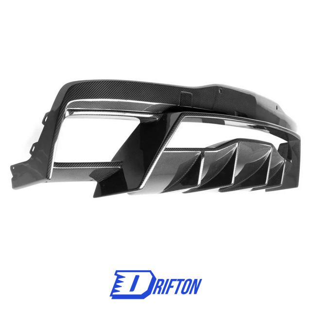 APR Style Carbon Fiber Rear Diffuser For Chevrolet Corvette C8 Stingray Z51 2020-2026