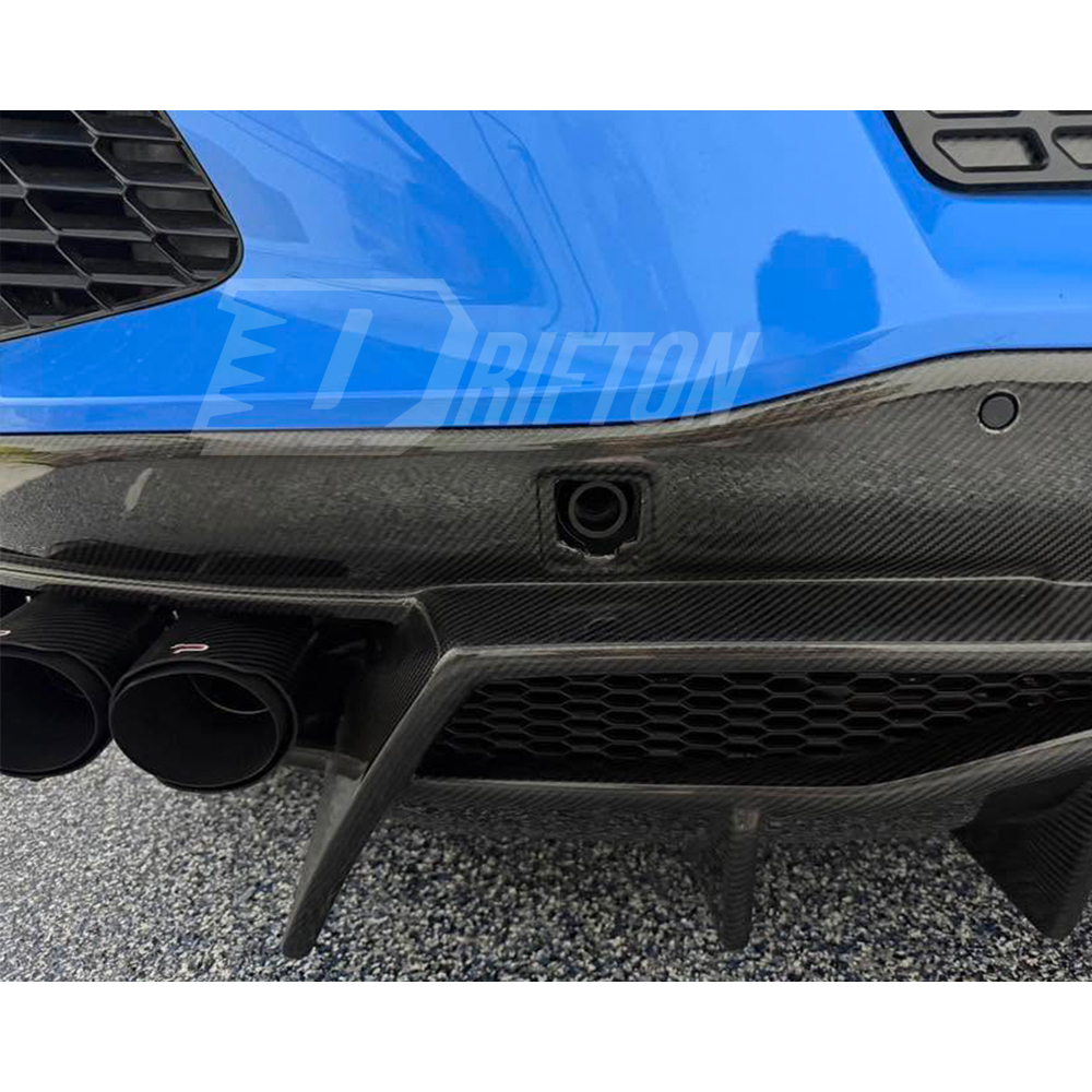APR Style Carbon Fiber Rear Diffuser For Chevrolet Corvette C8 Stingray Z51 2020-2026