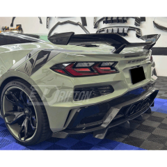 Carbon Fiber Rear Bumper Diffuser For Chevrolet Corvette C8 Z06 Z07 2020-2026