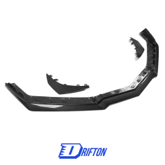 Z07 Style Dry Carbon Fiber Front Lip with Canards For Chevrolet Corvette C8 Z06 Z07 & E-Ray 2020-2026