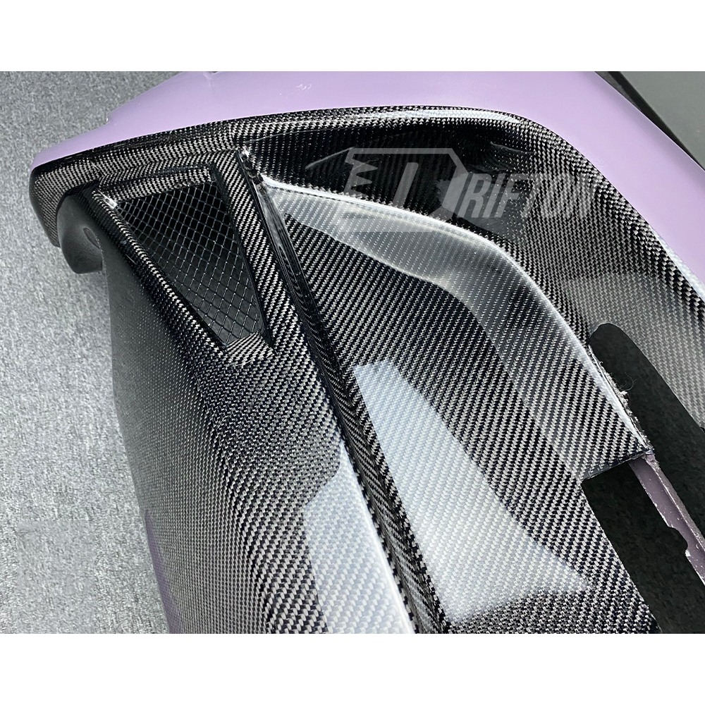 Amuse Style Partial Carbon Fiber Rear Bumper For Nissan 370Z Z34 2008-2019
