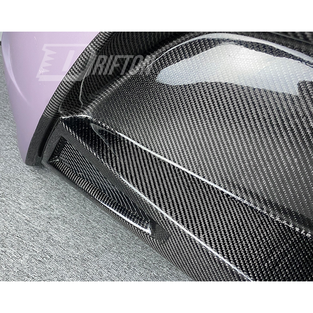 Amuse Style Partial Carbon Fiber Rear Bumper For Nissan 370Z Z34 2008-2019