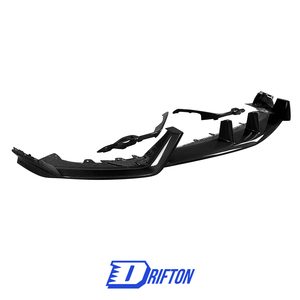 Performante Style Dry Carbon Fiber Front Lip & Front Bumper Trim For Lamborghini URUS S 2023-2025