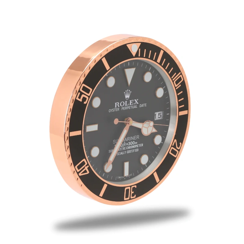 Submariner Wall Clock Rose Gold