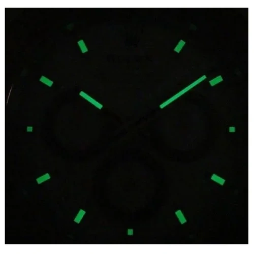 Rolex Daytona Cosmograph Wall Clock | Silver & Black Luminous Dial