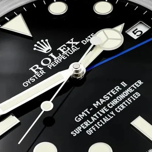 Rolex GMT-Master II Wall Clock | Batman Black & Blue details