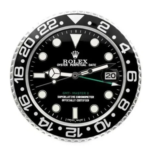 Rolex GMT Master II Wall Clock  Classic Black style front