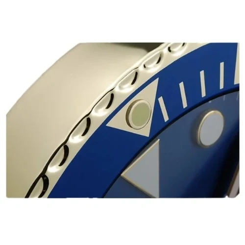 Rolex Submariner Wall Clock | Blue Style Gold frame edge