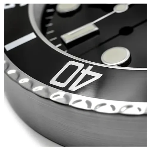 Rolex Submariner Wall Clock | Black Style edge
