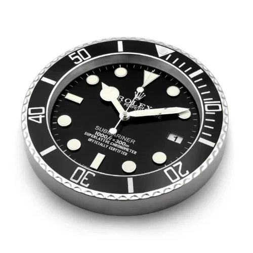 Rolex Submariner Wall Clock | Black Style side