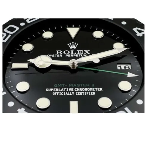 Rolex GMT Master II Wall Clock  All Black style details