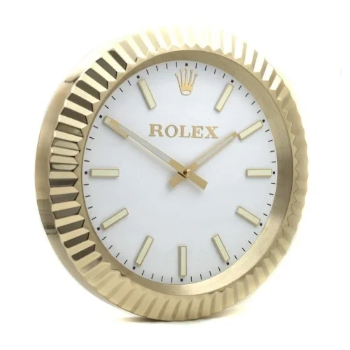 Rolex Presidential Date-Just Wall Clock  Golden Style Luminous Dial side