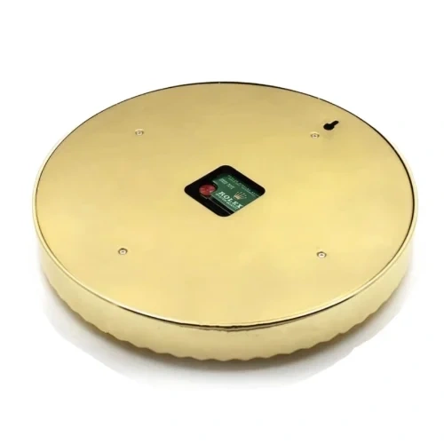 Rolex Presidential Date-Just Wall Clock  Golden Style Luminous Dial details back