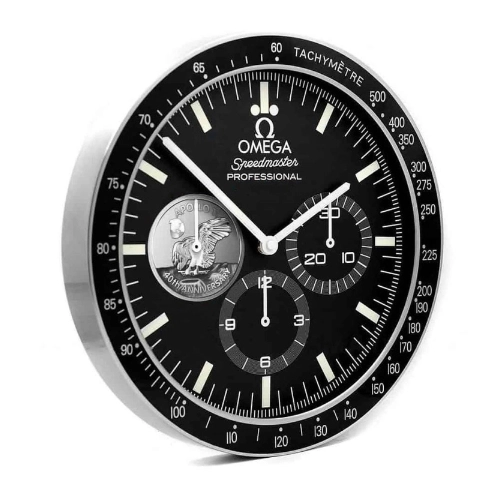Omega wall clock speedmaster hotsell
