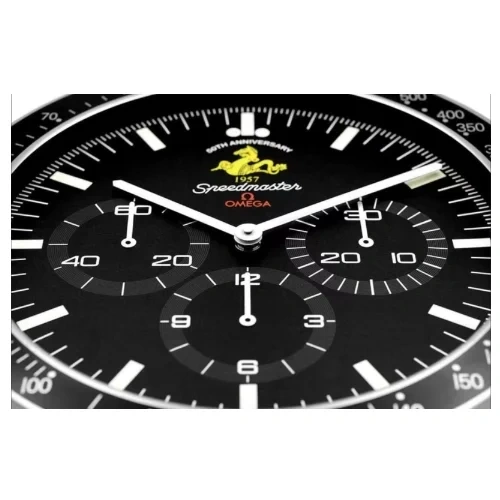 Omega Speedmaster Moonwatch 50th Anniversary Wall Clock details