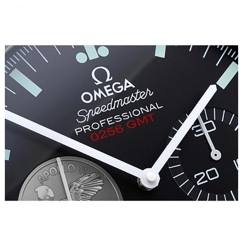 Omega Speedmaster Wall clock  40th Anniversary Silver details