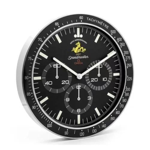 Omega Speedmaster Moonwatch 50th Anniversary Wall Clock side