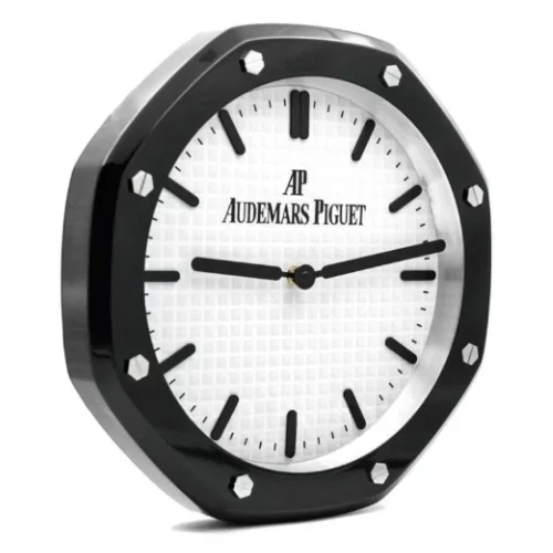 Audemars Piguet Royal Oak Black & White Wall Clock side