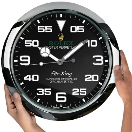 Rolex Oyster Perpetual Wall Clock  Air King Style On Hands