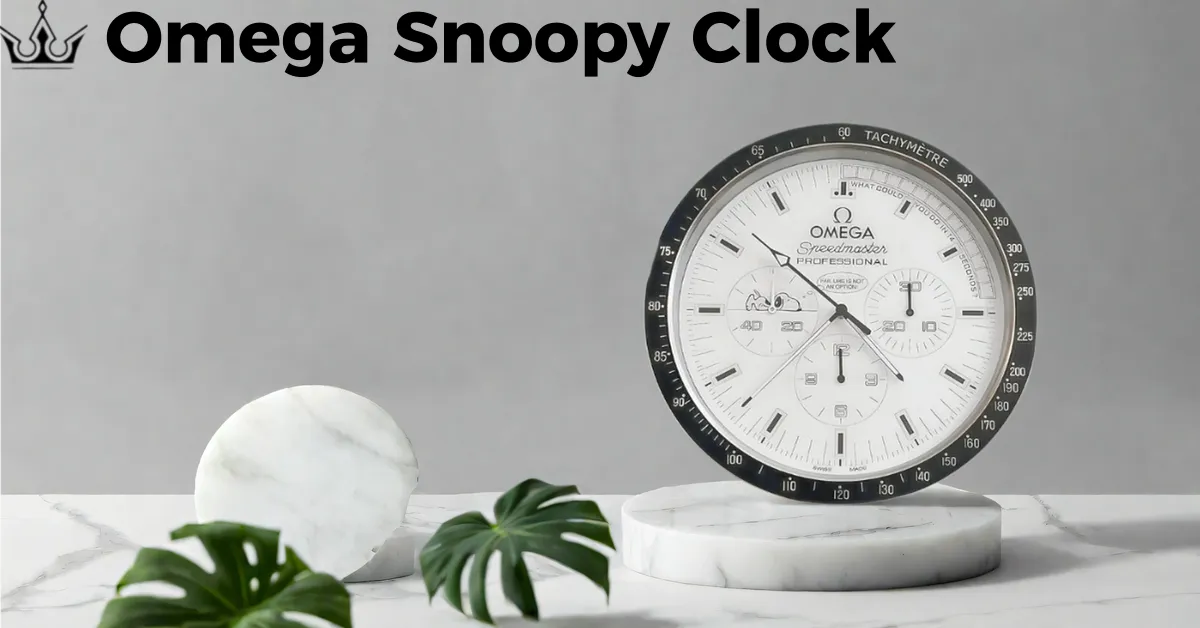 Omega Snoopy Wall Clock