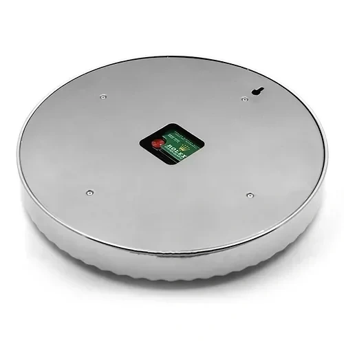 Rolex Date-Just Wall Clock | Crystal Dial Silver And White Back