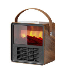 ZCHOMY Portable Mini Electric Fireplace