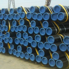 Black ASTM A53 API 5L Seamless Carbon Steel Pipe