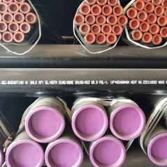 Black ASTM A53 API 5L Seamless Carbon Steel Pipe